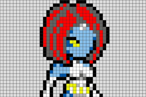 X-Men Mystique Pixel Art
