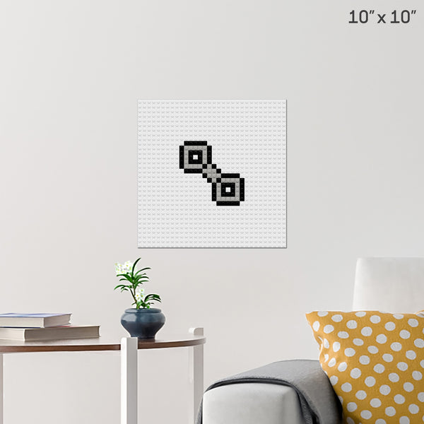 Balance Badge Brick Poster