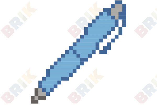 Ball Point Pen Day Pixel Art