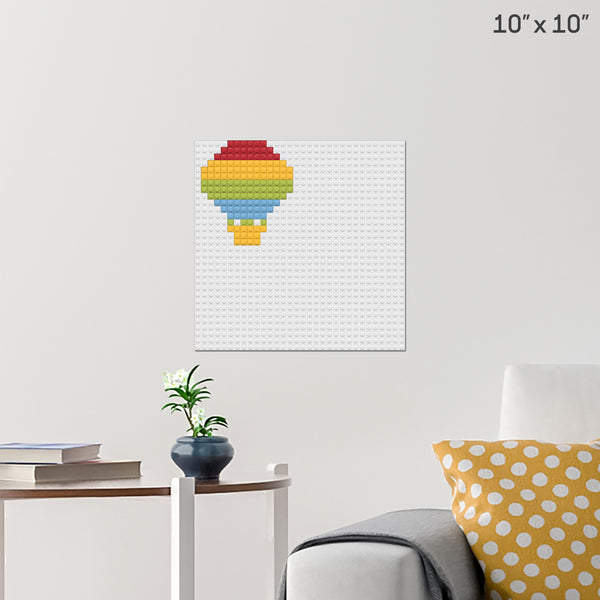 Balloon final Brick Poster