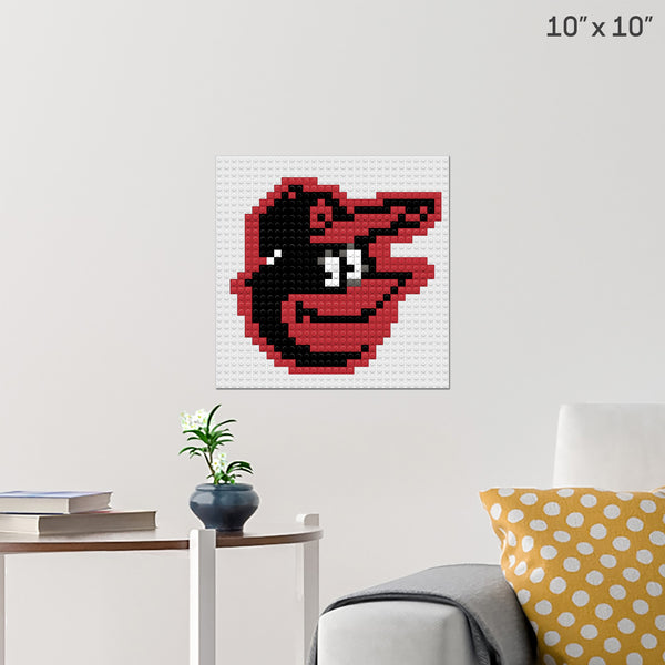 Baltimore Orioles Brick Poster