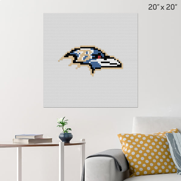 Baltimore Ravens Brick Poster