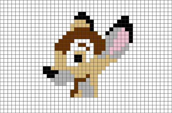 Bambi Pixel Art