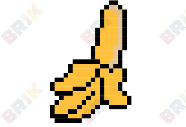 Banana Pixel Art