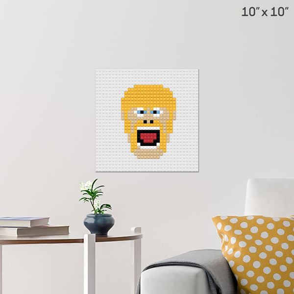 Barbarian Brick Poster