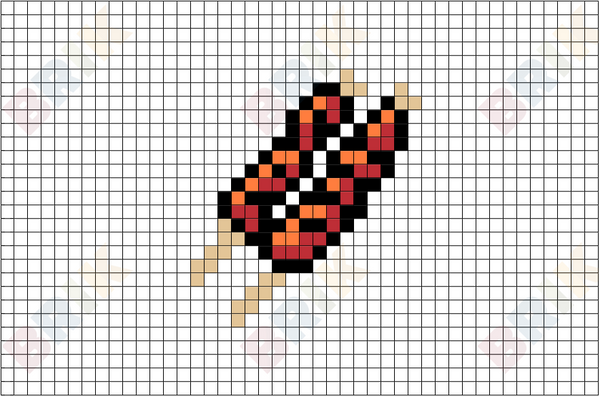 Barbeque Pixel Art