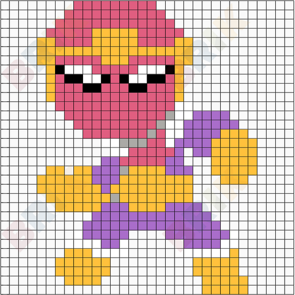 Baron Helmut Zemo Pixel Art
