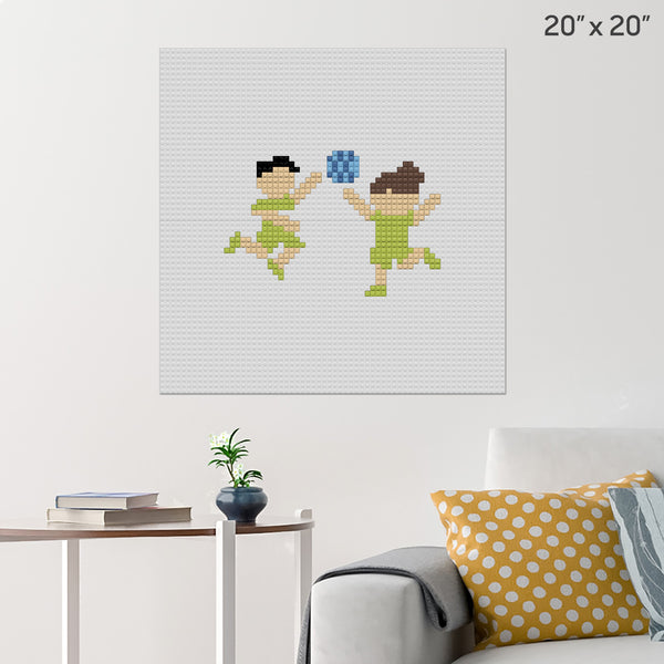 Basketball Brick Poster