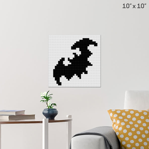 Bat Brick Poster