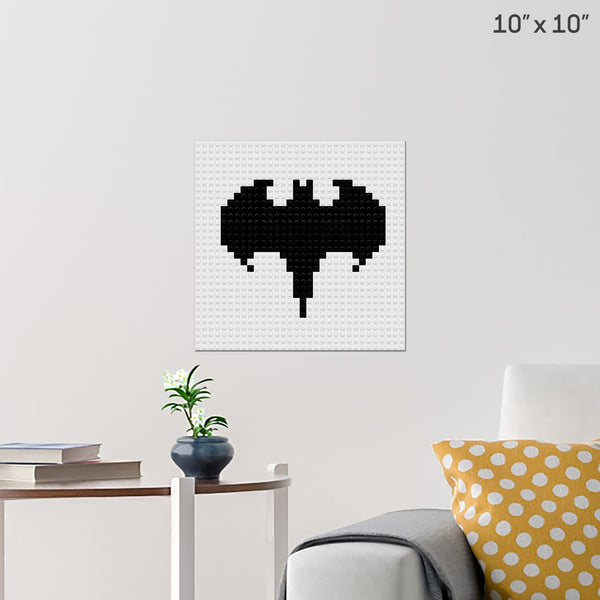 Batman 2007 Brick Poster