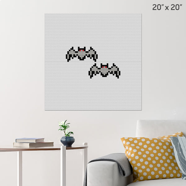 Bats Brick Poster