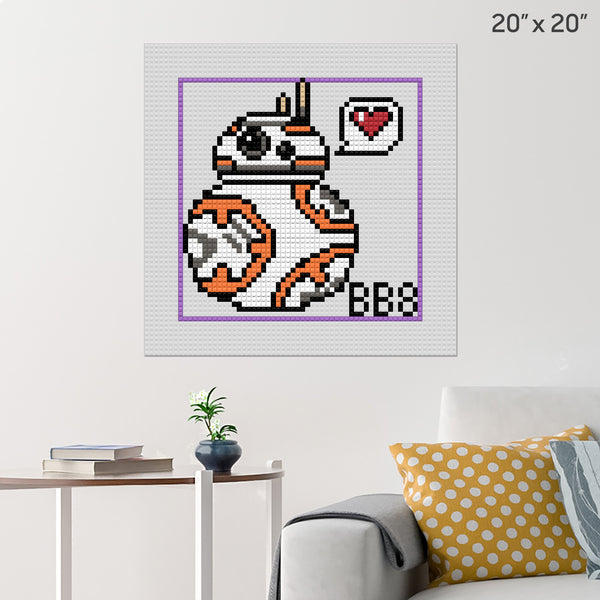 BB8 LOVER Brick Poster