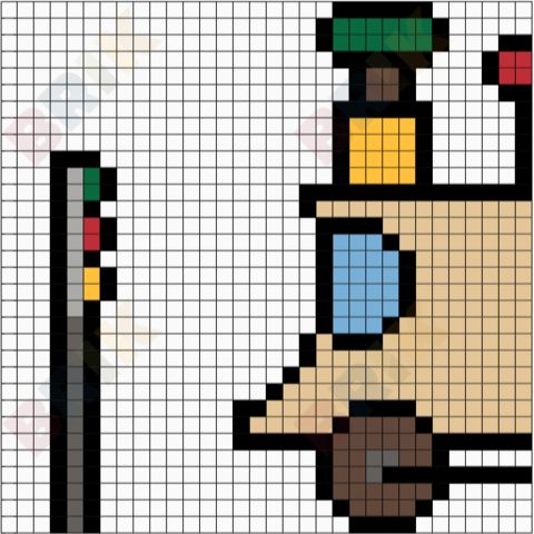 Train Part 1 Pixel Art