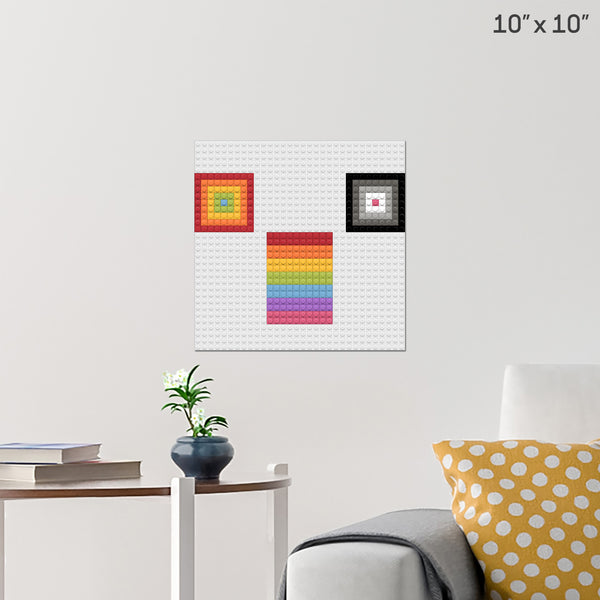 be you Brick Poster