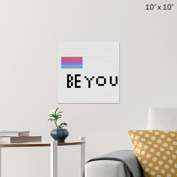 be you Brick Poster