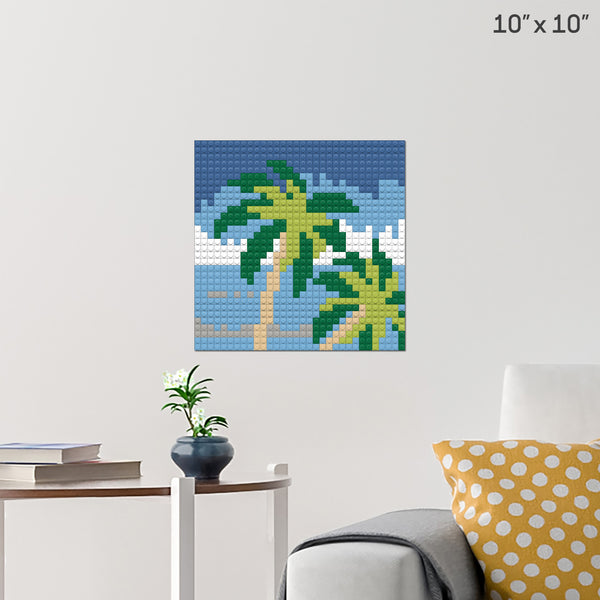 Beach 1 Brick Poster