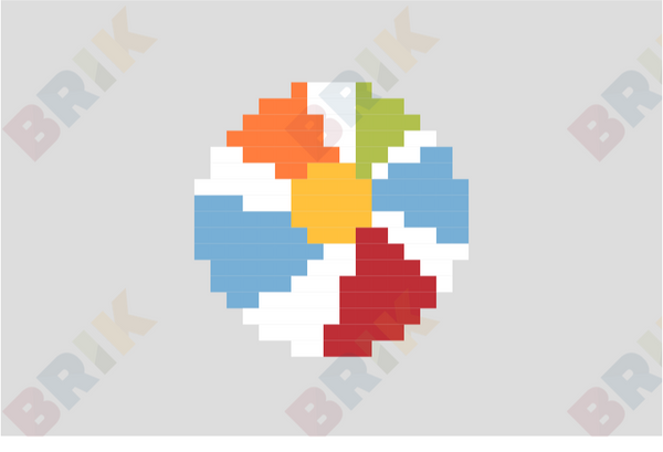 Beach Ball Pixel Art