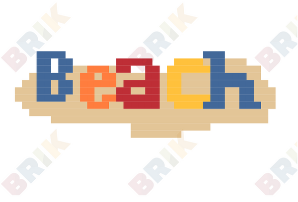 Beach Pixel Art