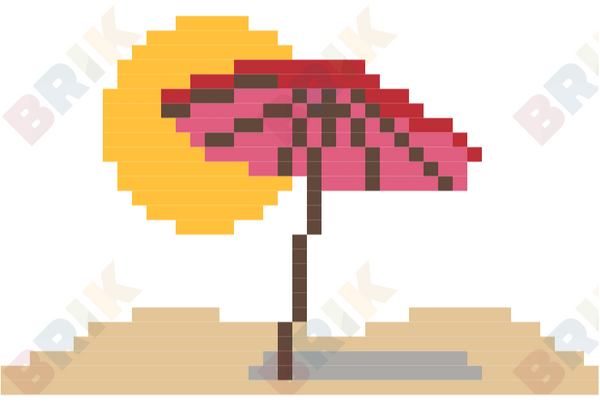Beach Pixel Art