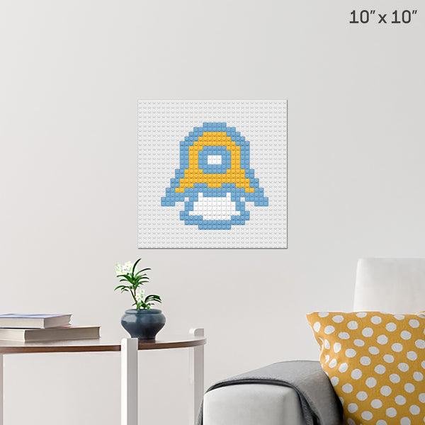 Beacon Badge Brick Poster