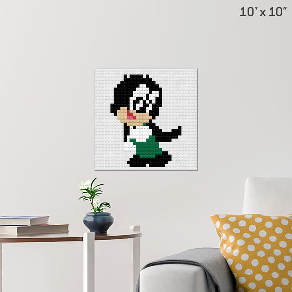 Beans the Cat Brick Poster