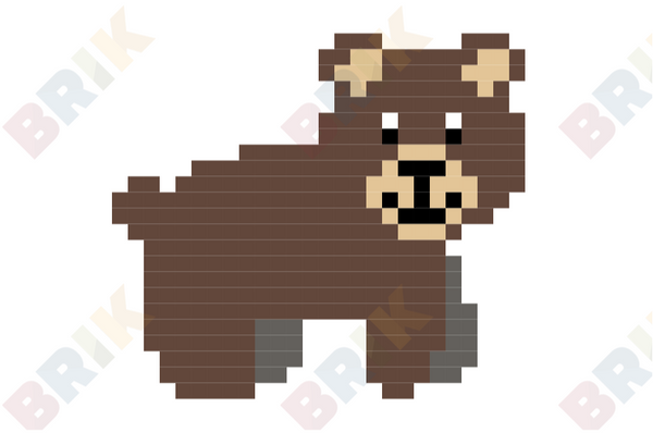 Bear Pixel Art