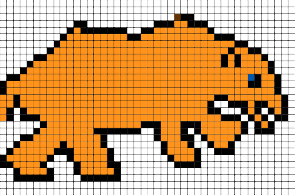 Bear Pixel Art