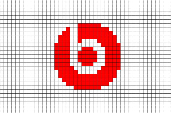 Beats Logo Pixel Art