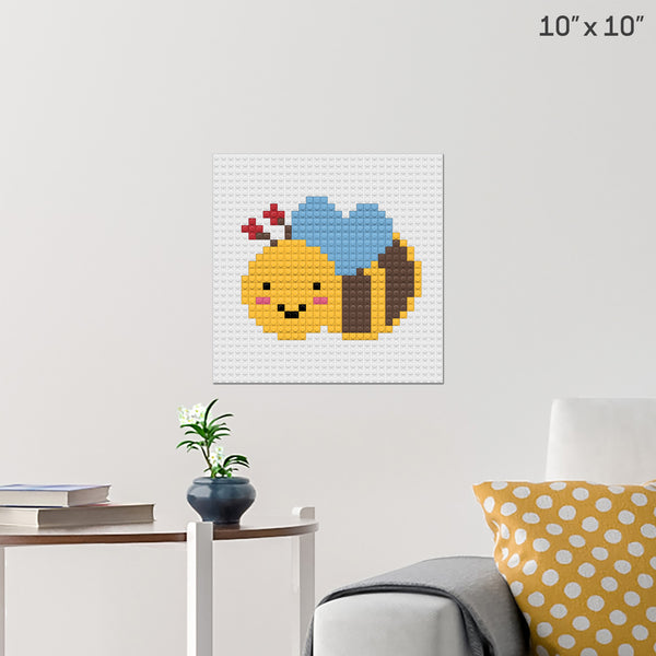 Bee Brick Poster