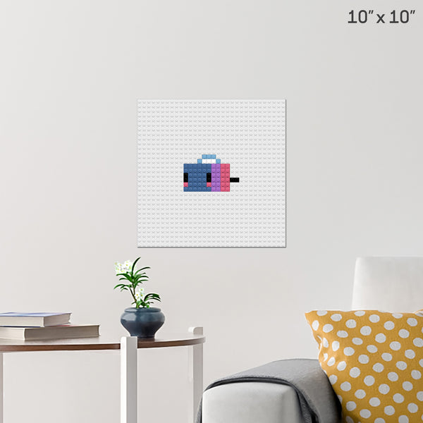 bee-sexual Brick Poster