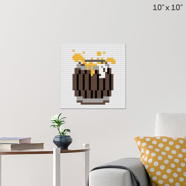 Beer Barrel Brick Poster