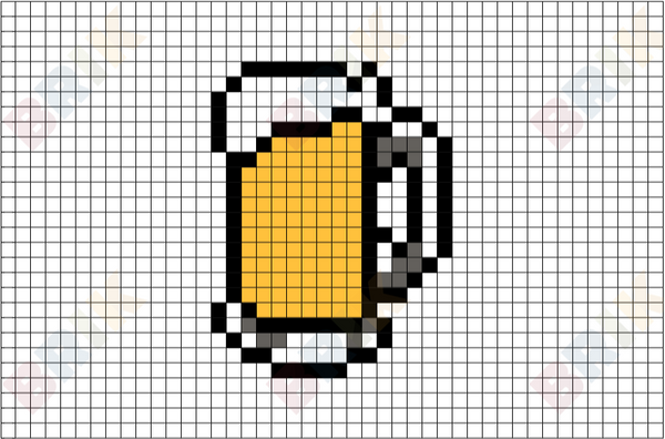 Beer Pixel Art