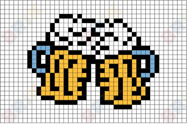 Beer Pixel Art
