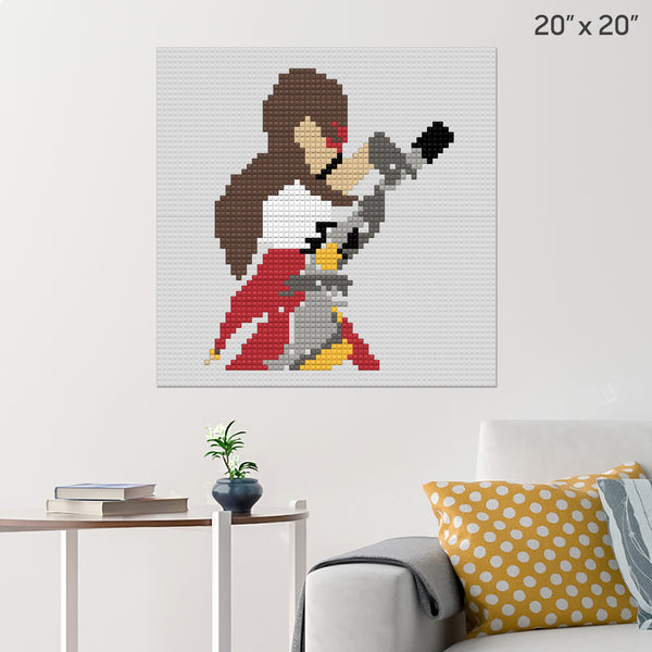 Beidou uwu Brick Poster