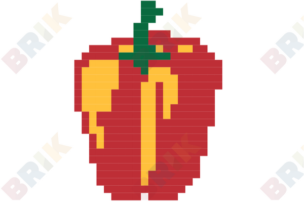 Bell Pepper Pixel Art