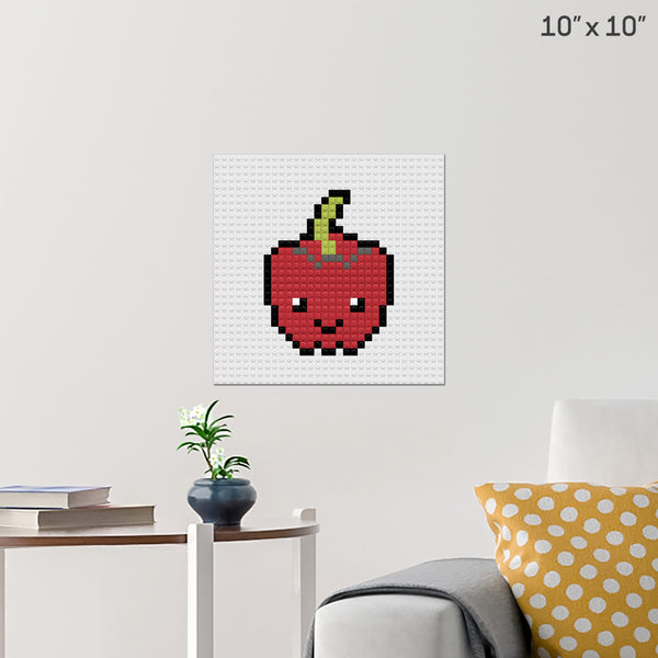 Bell Pepper Brick Poster