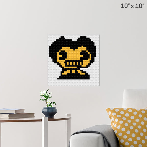 bendy Brick Poster