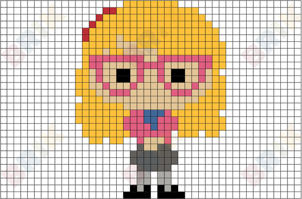 Bernadette Rostenkowski-Wolowitz Pixel Art