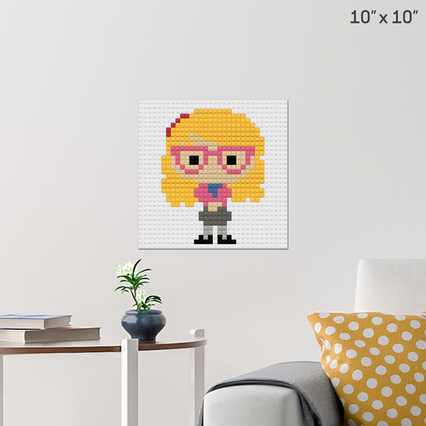 Bernadette Rostenkowski-Wolowitz Brick Poster
