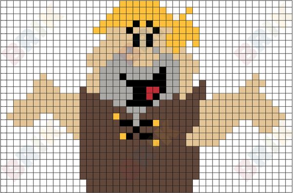 Bernard Rubble Pixel Art
