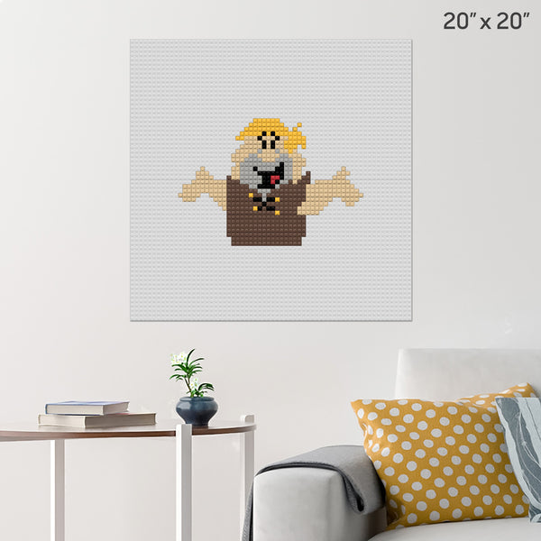 Bernard Rubble Brick Poster