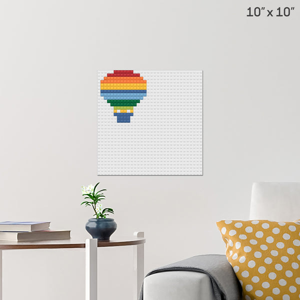 best balloon Brick Poster