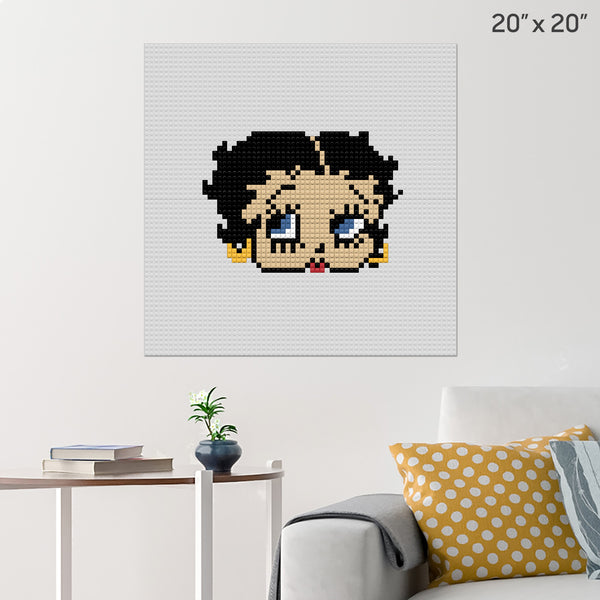 Betty Boop Brick Poster