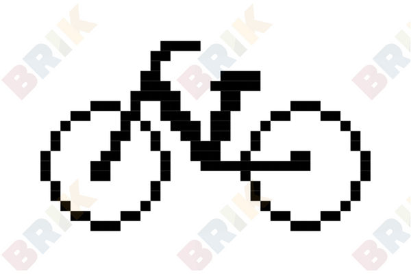 Bicycle Pixel Art