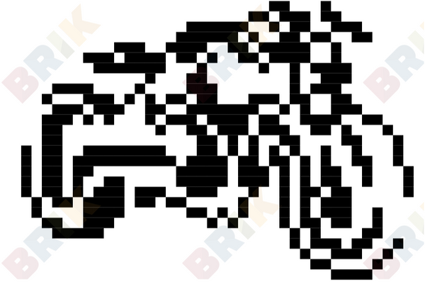 Big Bike Pixel Art