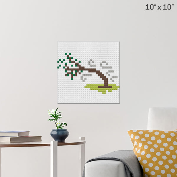 Big Wind Day Brick Poster