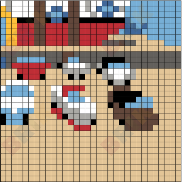 Bikini Bottom Mall 8 Pixel Art