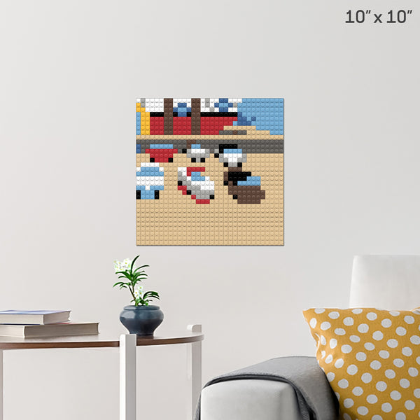 Bikini Bottom Mall 8 Brick Poster