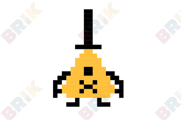 Bill Cipher Pixel Art