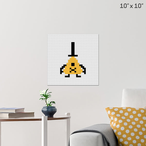Bill Cipher Brick Poster